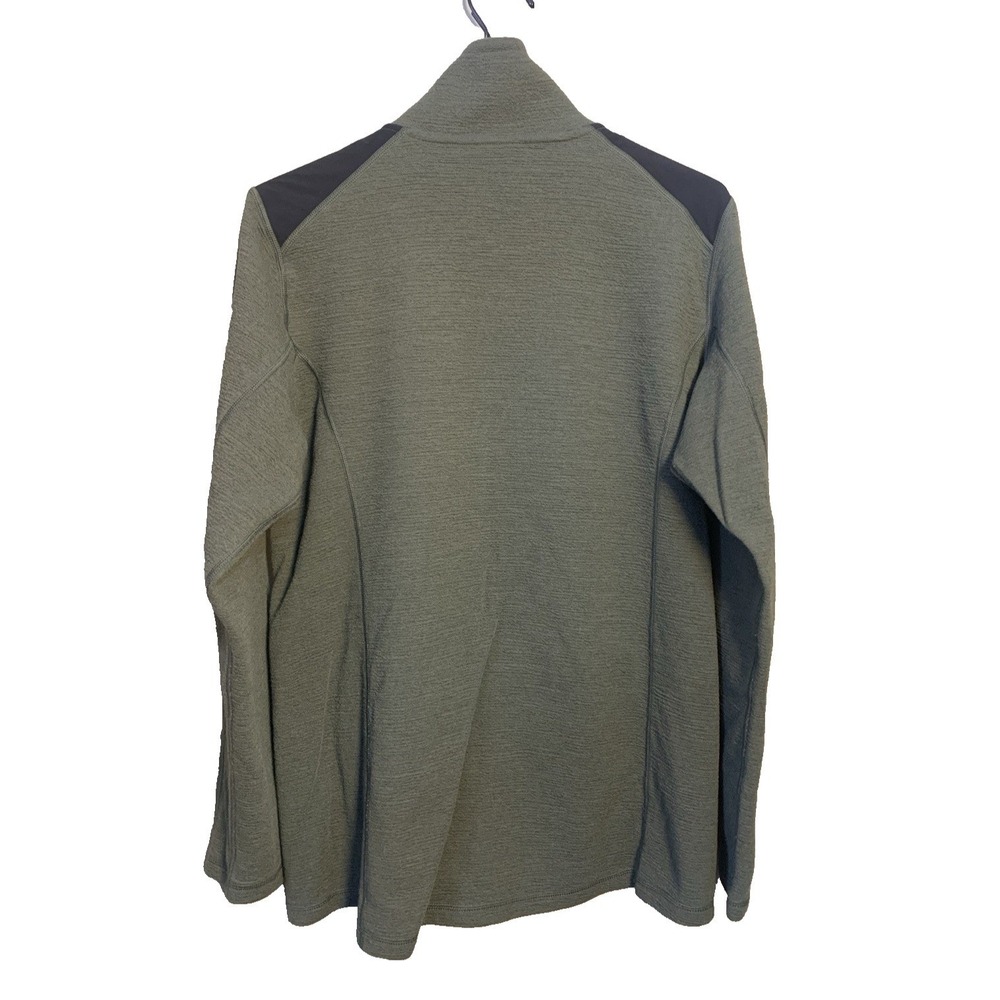 Woolx Merino Wool Blend Jacket Full Zip Women's Size S Green Lightweight - Picture 4 of 15